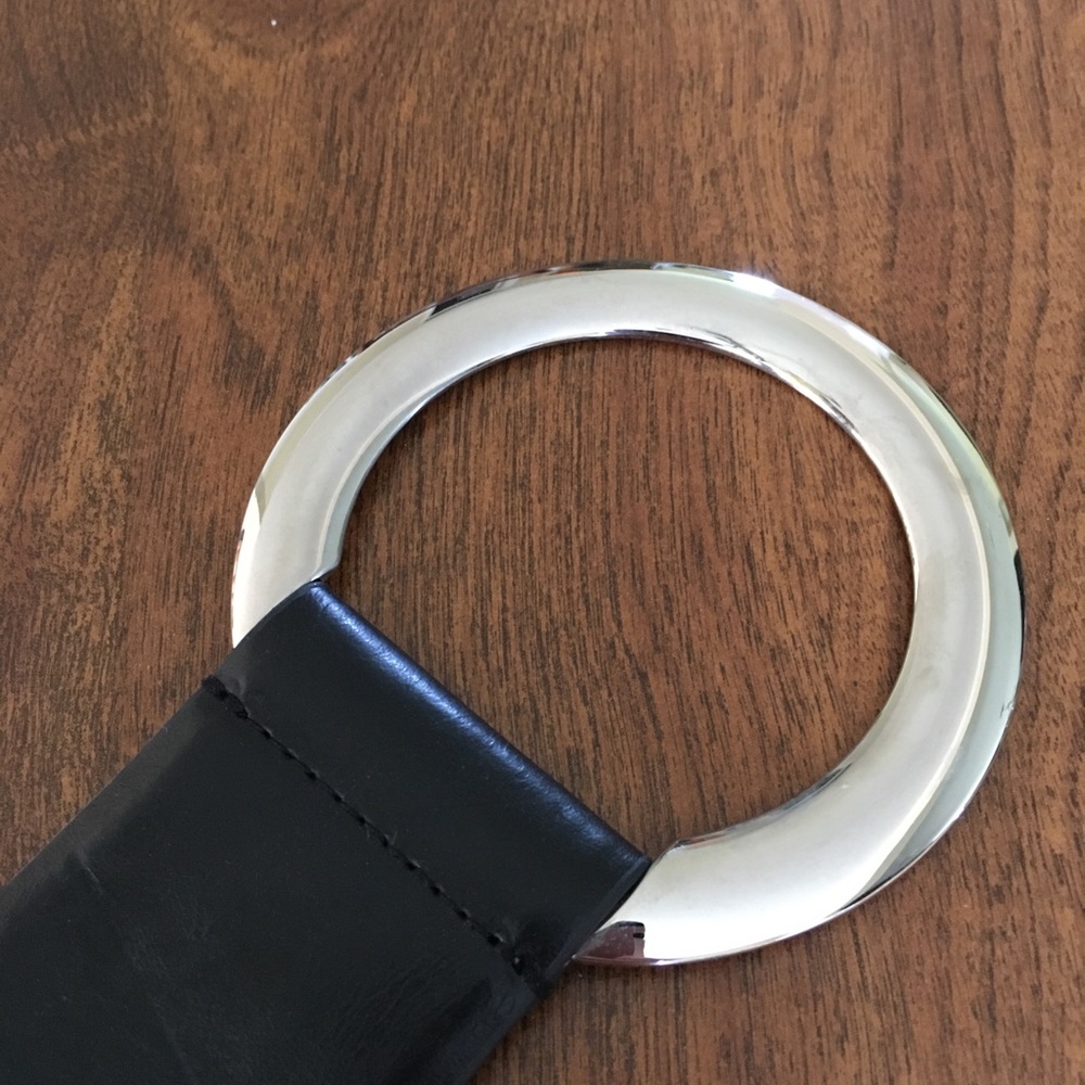 Chico’s Black Belt - Silver Buckle